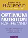 Optimum Nutrition for the Mind (eBook)